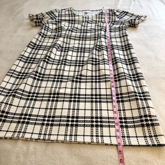 Motherhood maternity black & cream plaid dress 2X - Picture 8 of 9